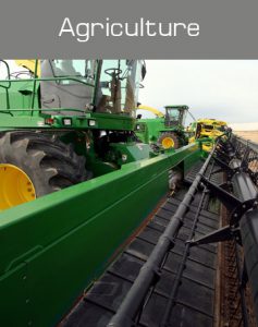 Green tractor illustrates JHFoster's ability to automate agriculture processes.