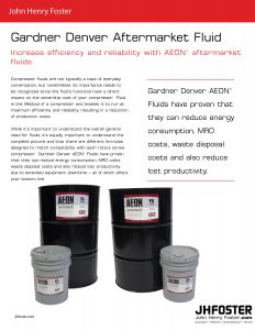 Increase efficiency and reliability with AEON Aftermarket Fluid.