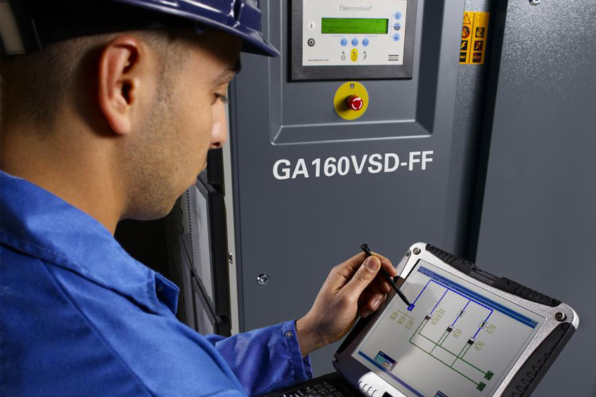 Engineer Working in System Control Room