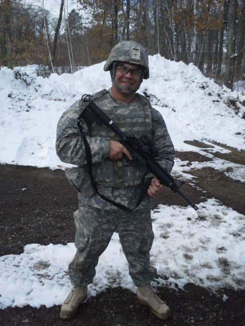 JHFoster celebrates Leander Aren's career in the military