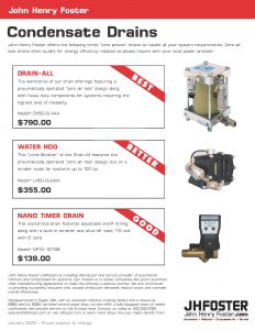 Condensate Drain Flyer