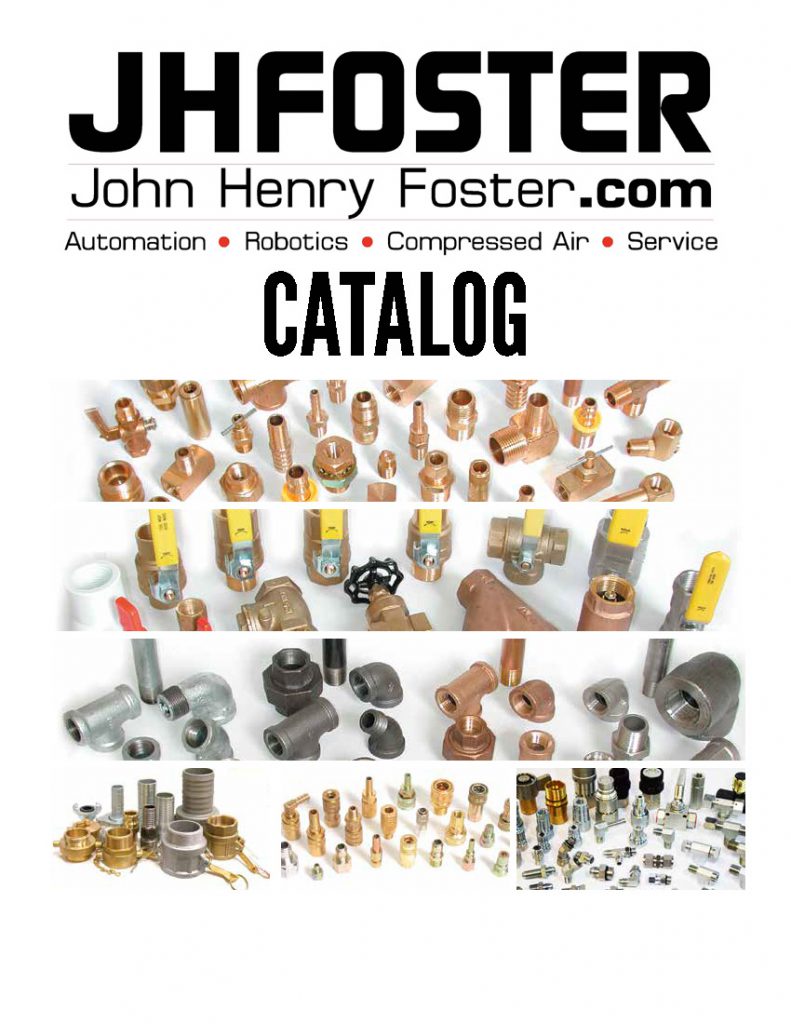 JHFoster catalog of brass fittings for tubes, pipes and hose