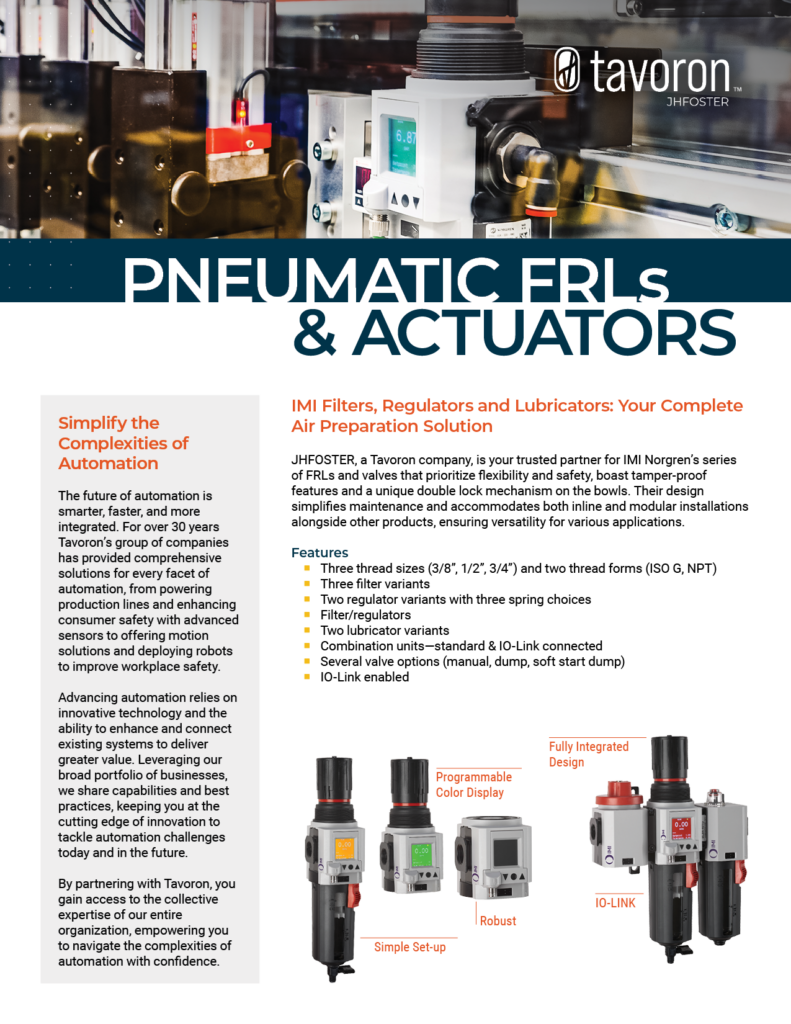 JHFOSTER_FRLs_Actuators_Flyer